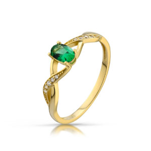 Klasyczny pierścionek idealny na każdą okazję.