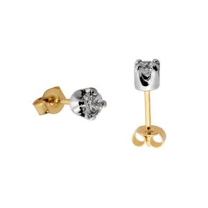 Złote kolczyki łączące elegancję i nowoczesny design.