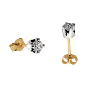 Stylowe kolczyki wykonane z wysokiej jakości złota.