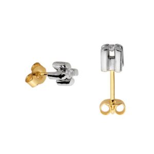 Stylowe kolczyki wykonane z wysokiej jakości złota.