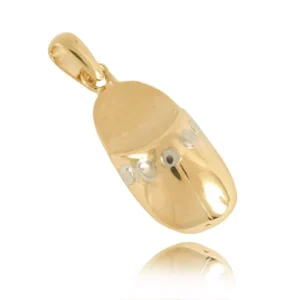 Personalizowany wisiorek ze złota.