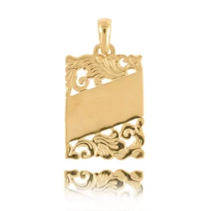 Subtelny wisiorek ze złota na prezent.