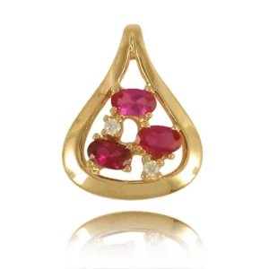 Wisiorek złoty w minimalistycznej odsłonie.