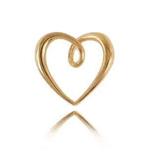 Złoty wisiorek inspirowany prostotą.