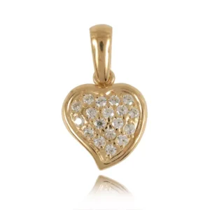 Wisiorek złoty w minimalistycznej odsłonie.