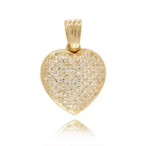 Złoty wisiorek o uniwersalnym charakterze.