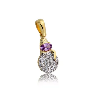 Personalizowany wisiorek ze złota.