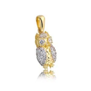 Subtelny wisiorek ze złota na prezent.