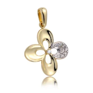 Klasyczny wisiorek ze złota o ponadczasowej formie.