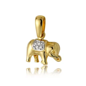 Subtelny wisiorek ze złota na prezent.