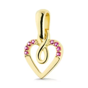 Złoty wisiorek o uniwersalnym charakterze.