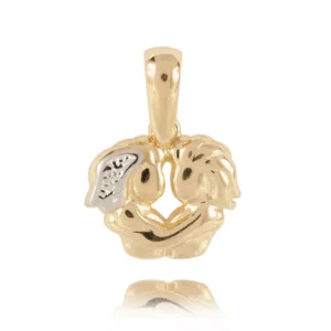 Personalizowany znak zodiaku ze złota na zamówienie.