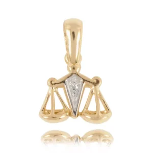 Złoty znak zodiaku inspirowany astrologią.