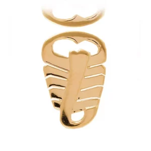 Elegancki znak zodiaku ze złota na zamówienie.