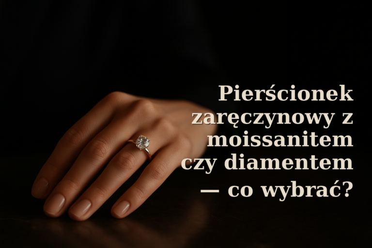 Pierścionek zaręczynowy z moissanitem czy diamentem — co wybrać?