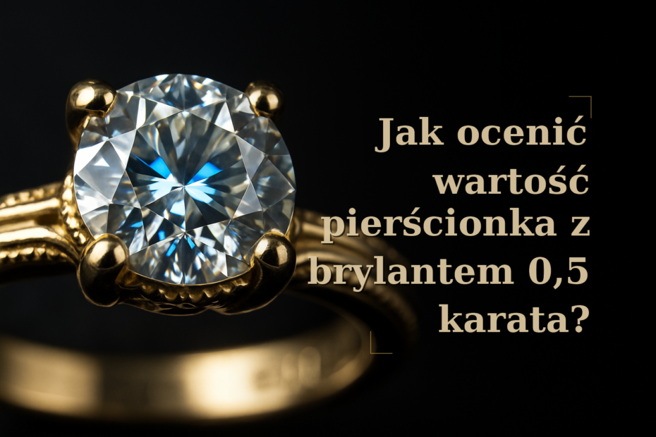 pierścionek z brylantem 0,5 karata cena - Jak ocenić wartość pierścionka z brylantem 0,5 karata?