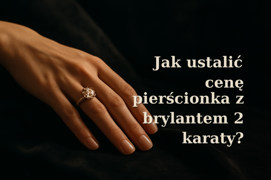 pierścionek z brylantem 2 karaty cena - Jak ustalić cenę pierścionka z brylantem 2 karaty?