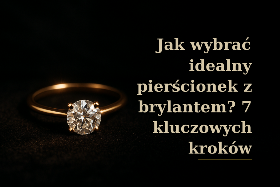pierścionek z brylantem cena - Jak wybrać idealny pierścionek z brylantem? 7 kluczowych kroków