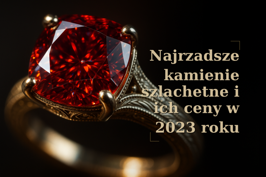 czerwony diament cena - Najrzadsze kamienie szlachetne i ich ceny w 2023 roku