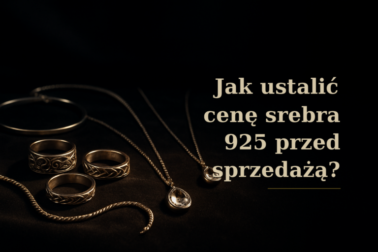 Jak ustalić cenę srebra 925 przed sprzedażą?