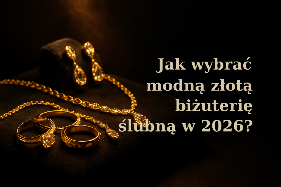 biżuteria ślubna złota - Jak wybrać modną złotą biżuterię ślubną w 2026?