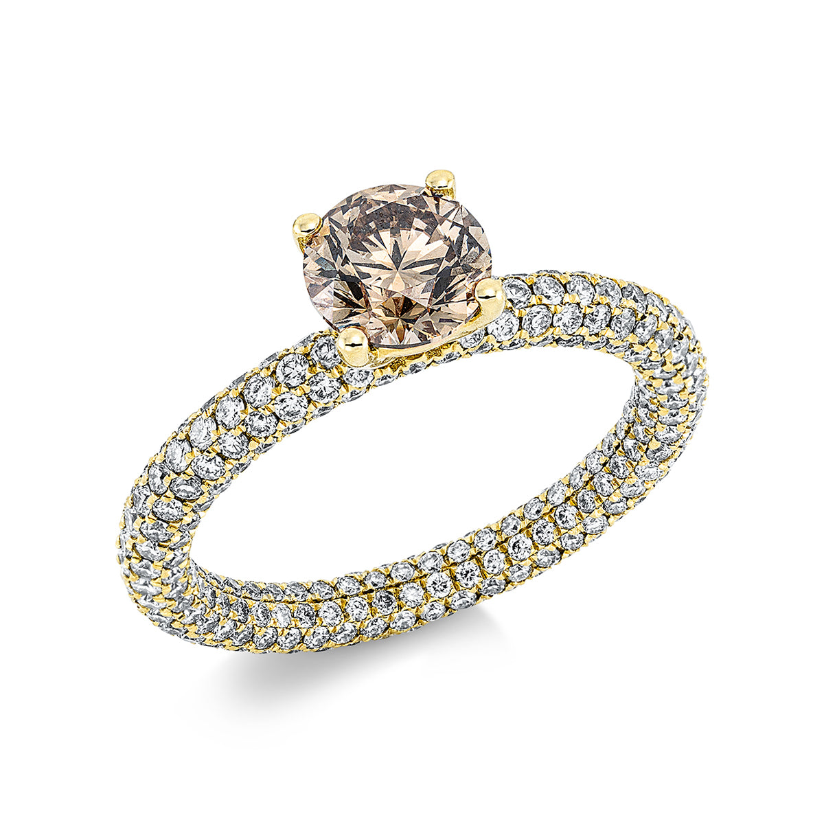 Farbiger Diamant Pierścionek - 1AX47-K - obrazek 2