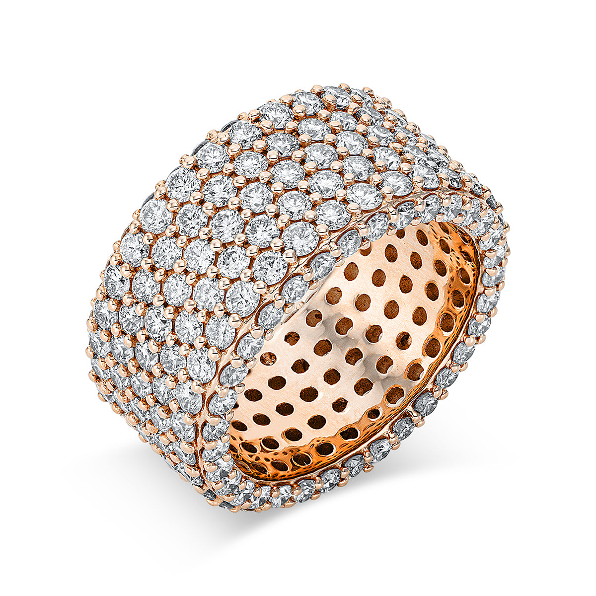 Pavé Pierścionek - 1BA87-K - obrazek 3