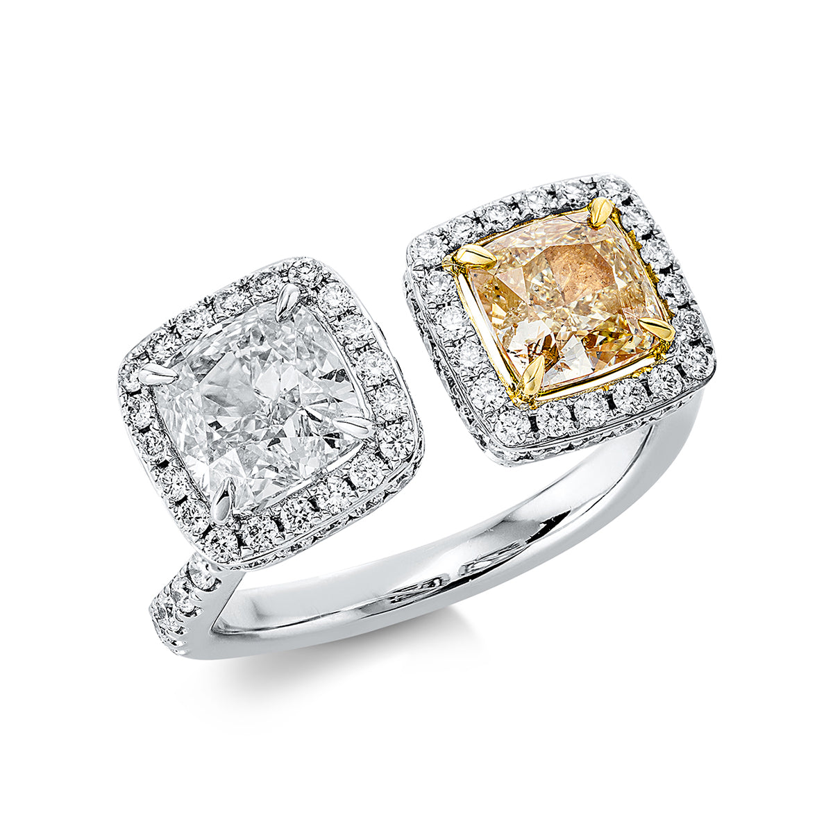 Farbiger Diamant Pierścionek - 1CK42-K