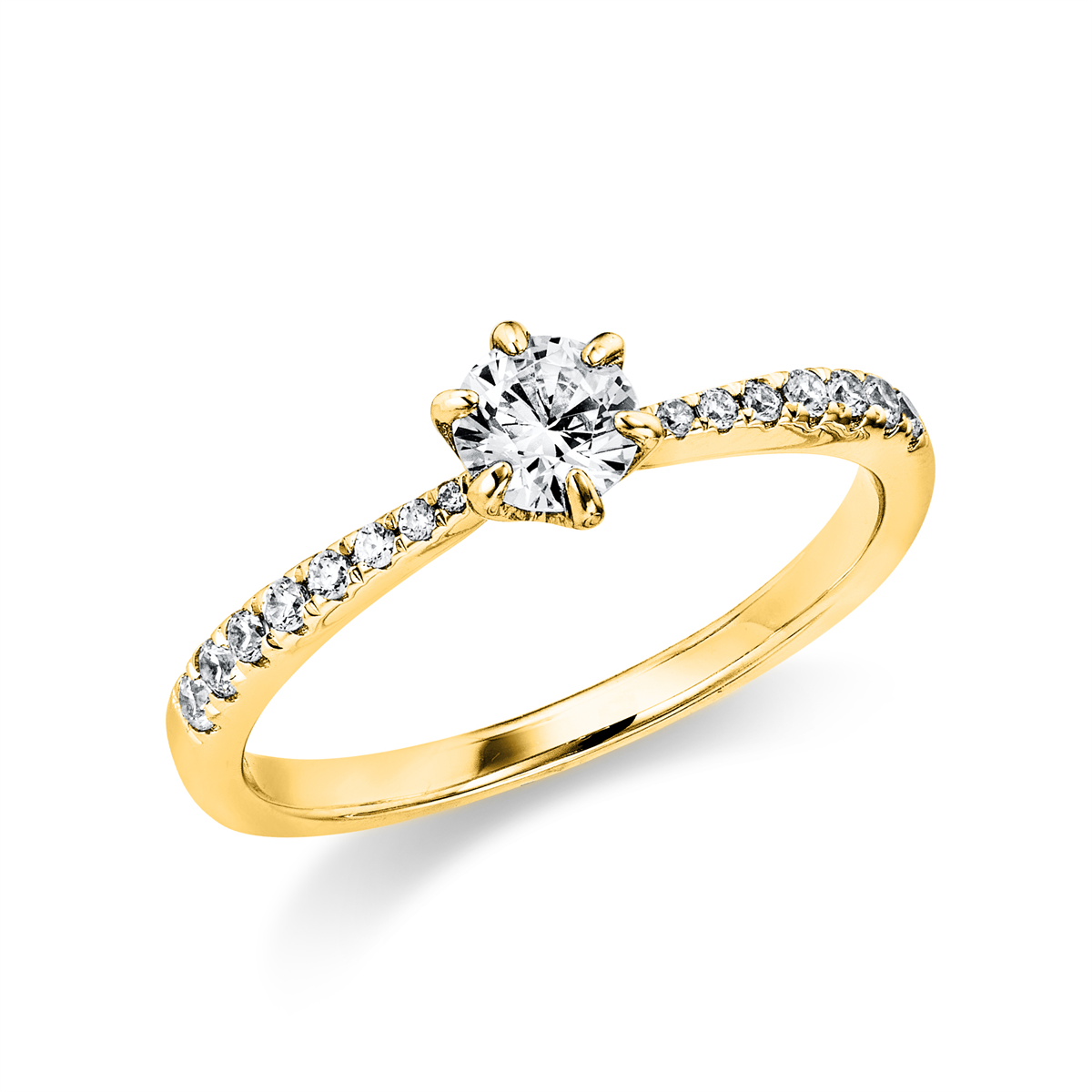 Solitaire mit Besatz Pierścionek - 1CT80-K - obrazek 2