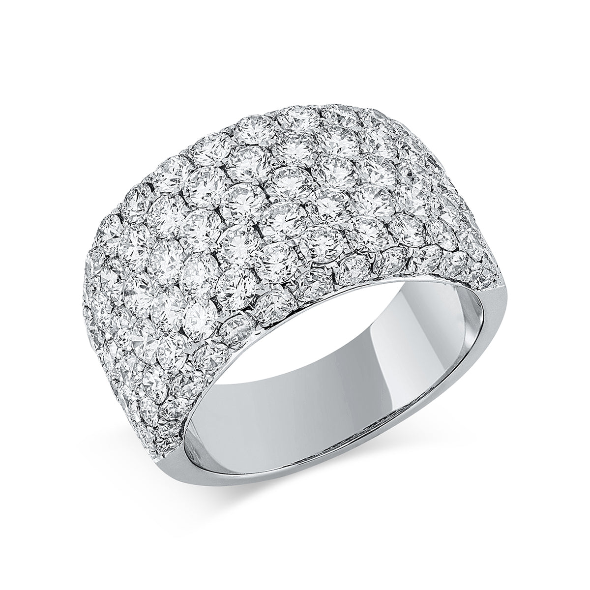 Pavé Pierścionek - 1EX11-K
