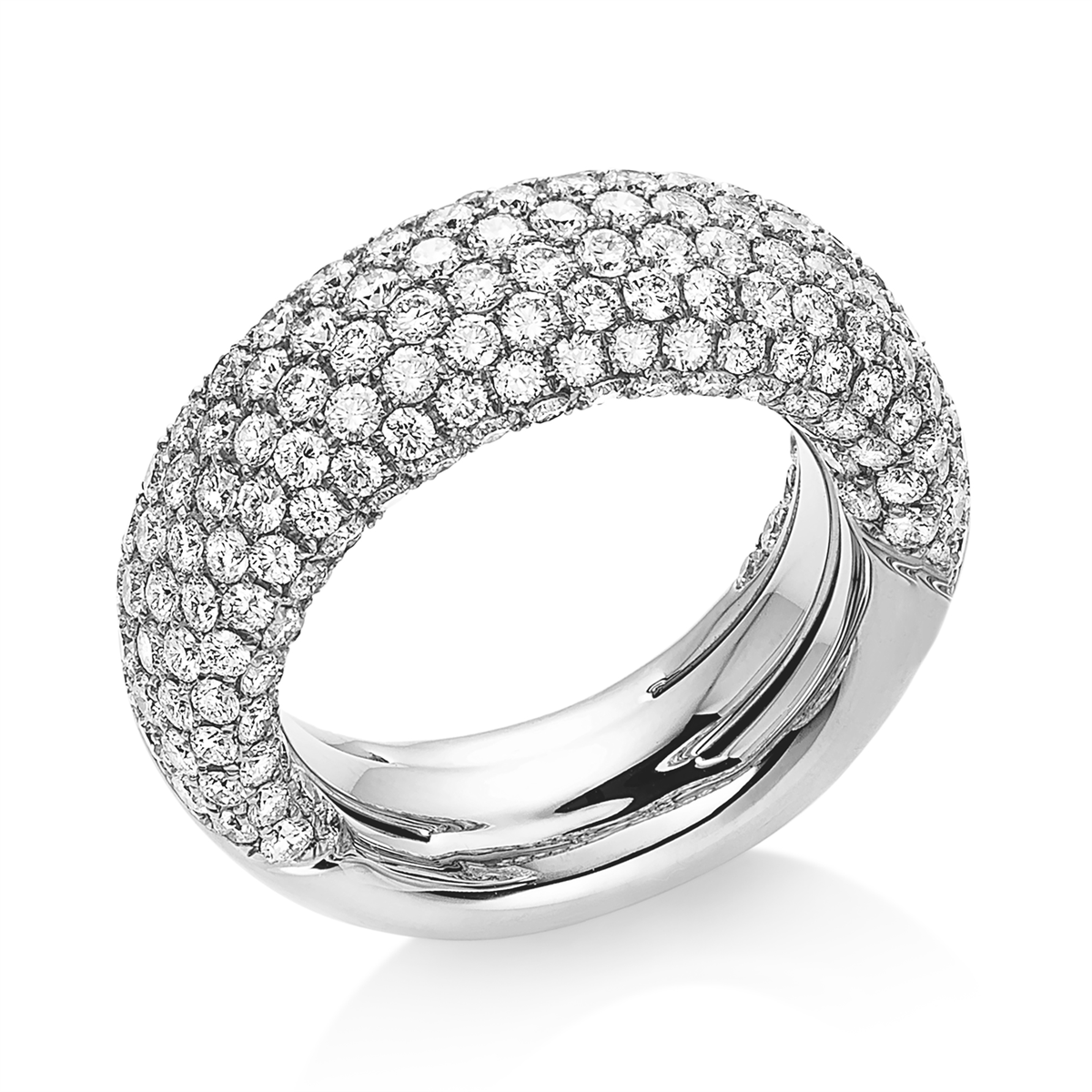 Pavé Pierścionek - 1G832