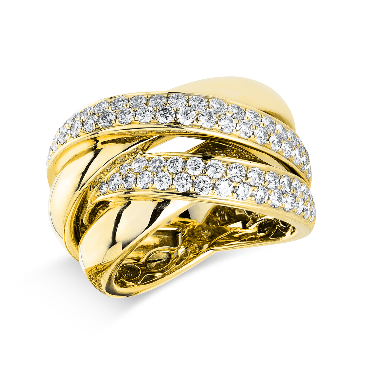 Pavé Pierścionek - 1H137-K