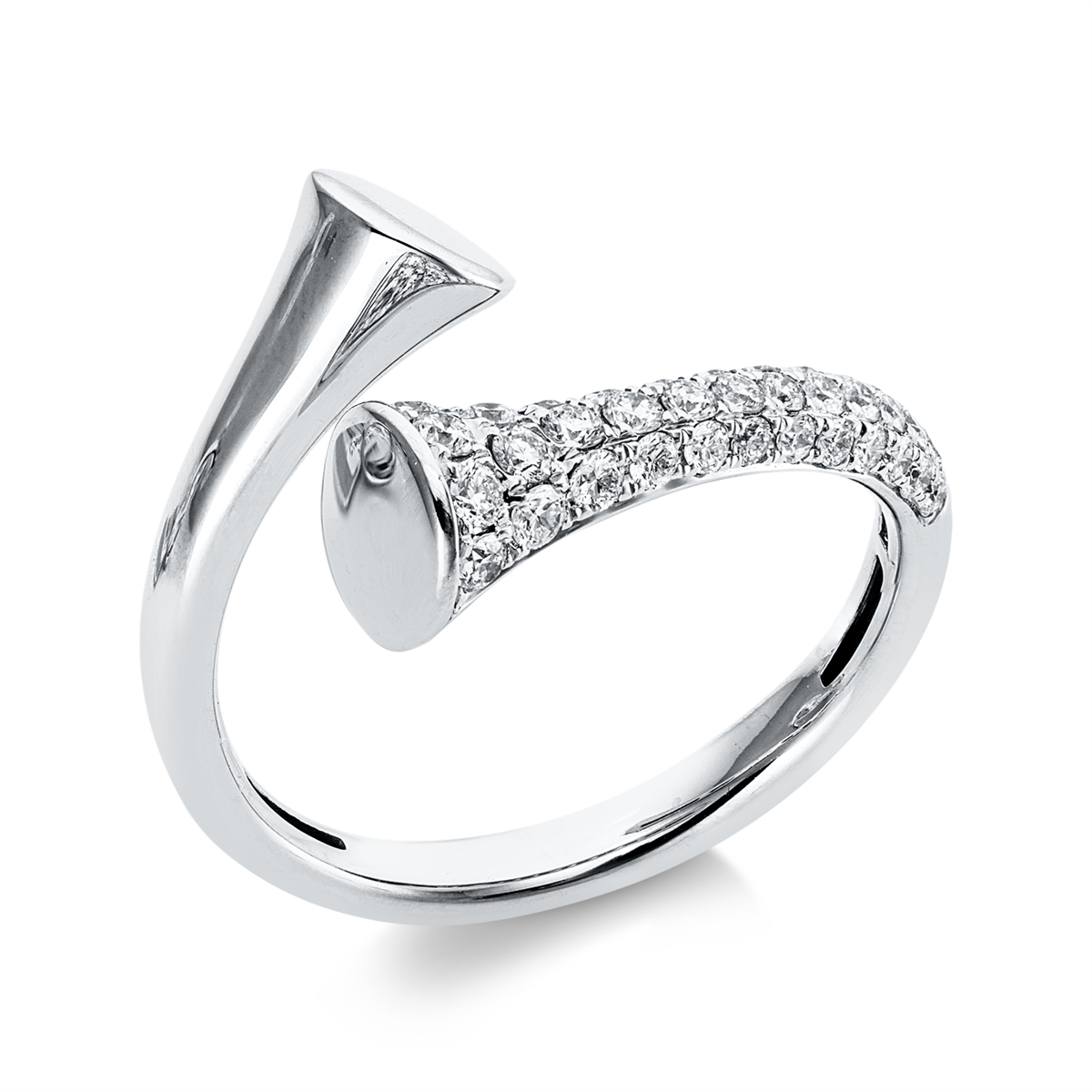 Pavé Pierścionek - 1JY31