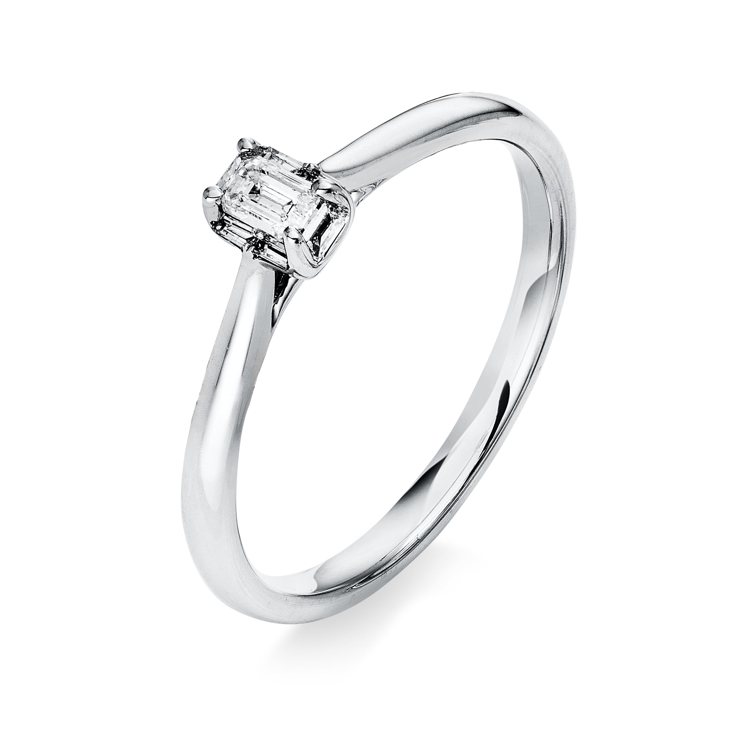 Solitaire mit Besatz Pierścionek - 1R877