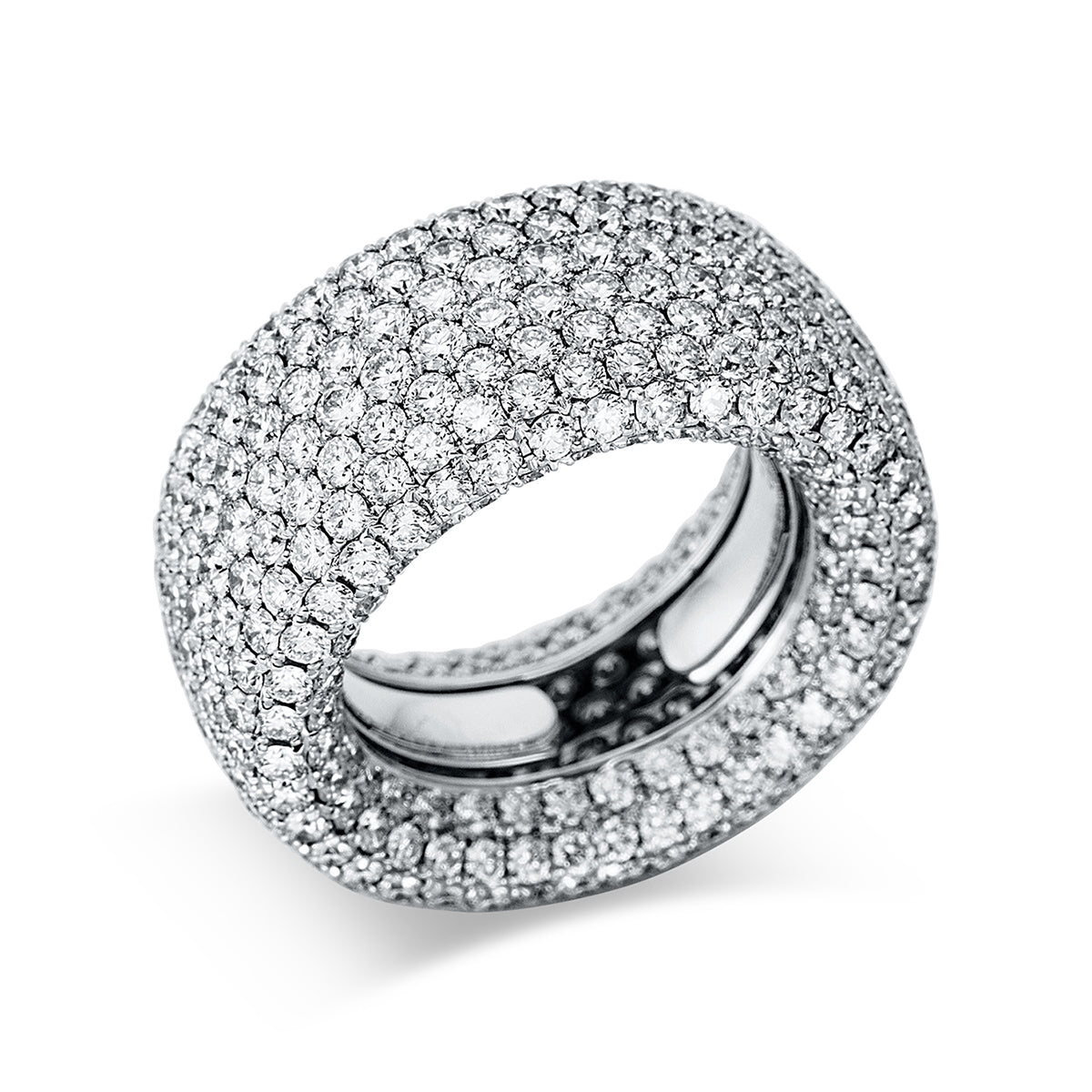 Pavé Pierścionek - 1W085-K