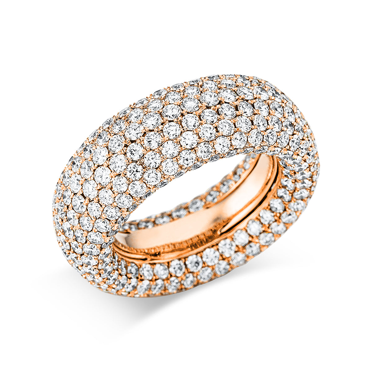Pavé Pierścionek - 1X166-K - obrazek 2