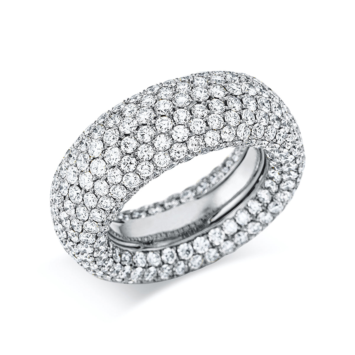 Pavé Pierścionek - 1X166-K
