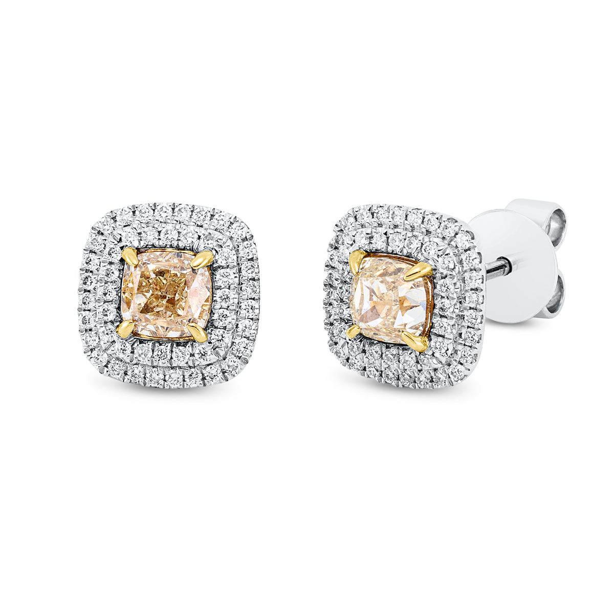 Farbiger Diamant Kolczyki - 2I472