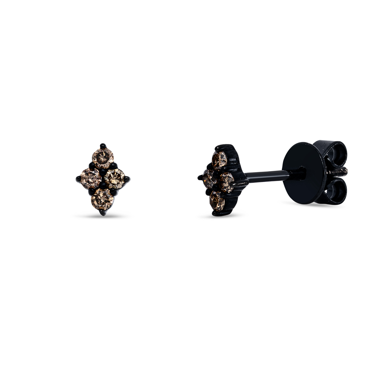 Farbiger Diamant Kolczyki - 2N591
