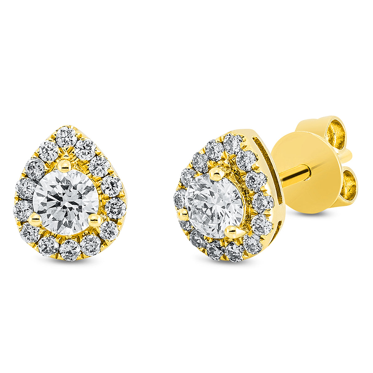 Solitaire mit Besatz Kolczyki - 2R145