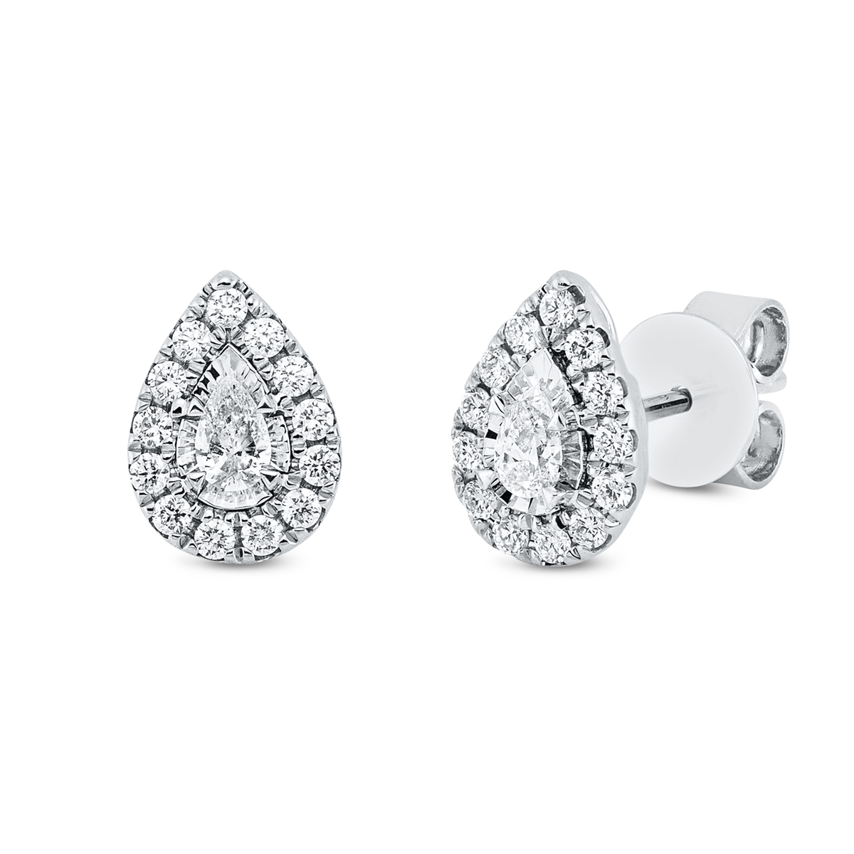 Solitaire mit Besatz Kolczyki - 2R569-K