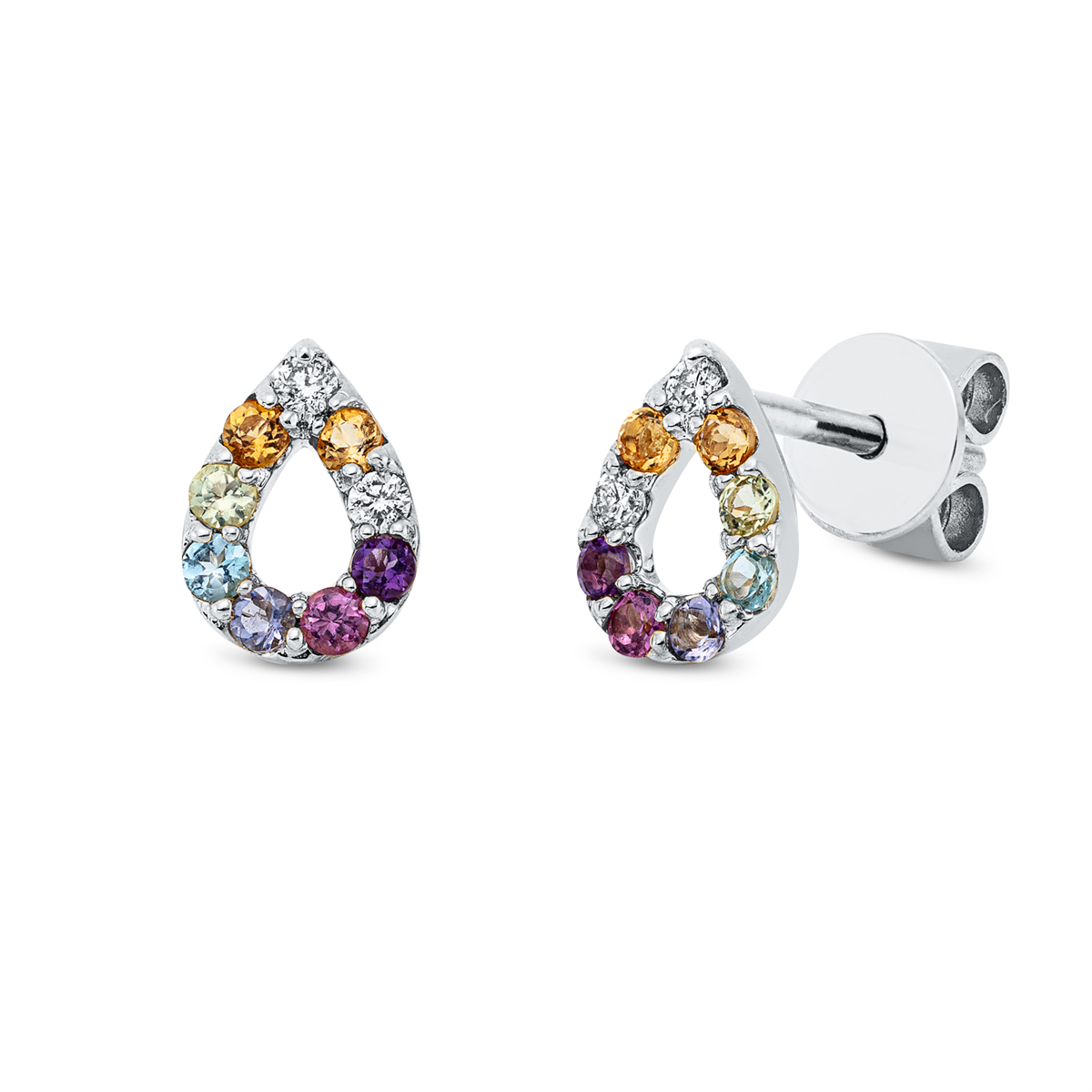 Rainbow & Multicolor Kolczyki - 2S328-K