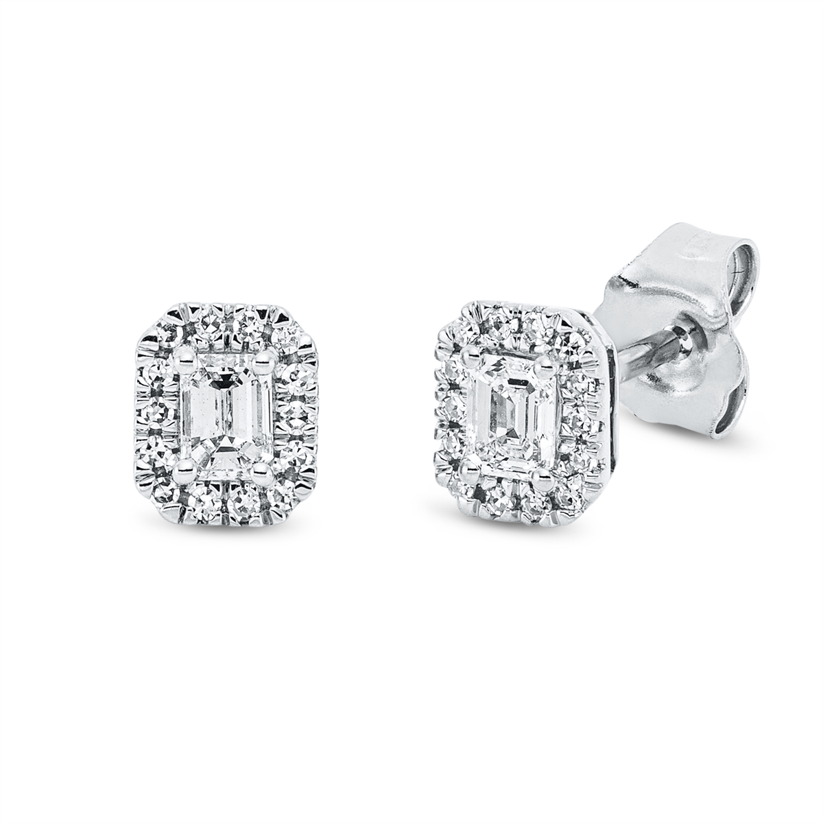 Solitaire mit Besatz Kolczyki - 2S459-K