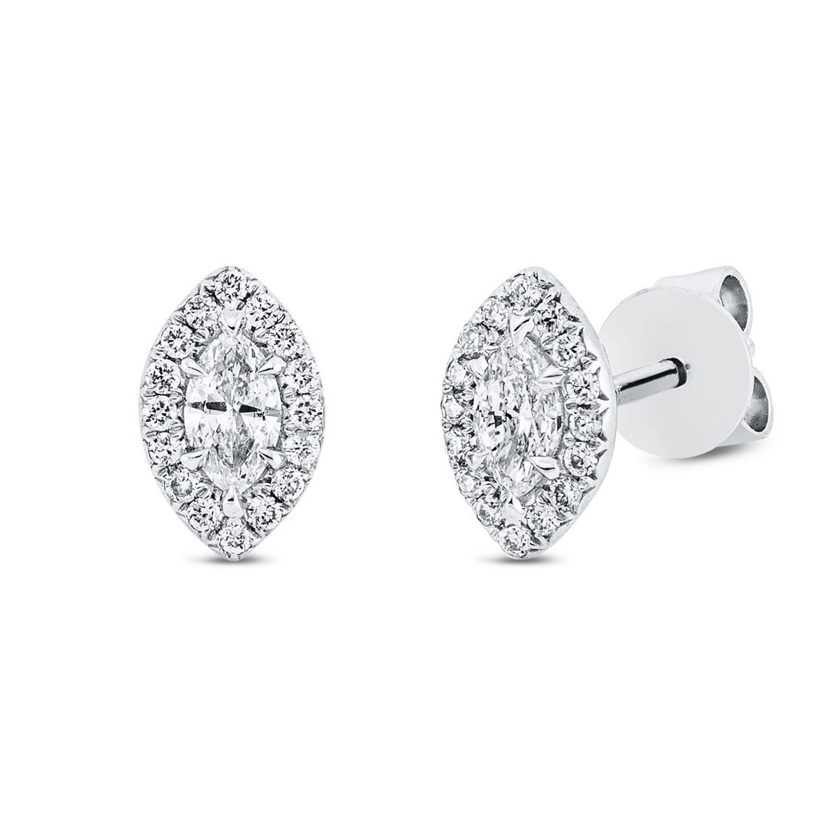 Solitaire mit Besatz Kolczyki - 2T070
