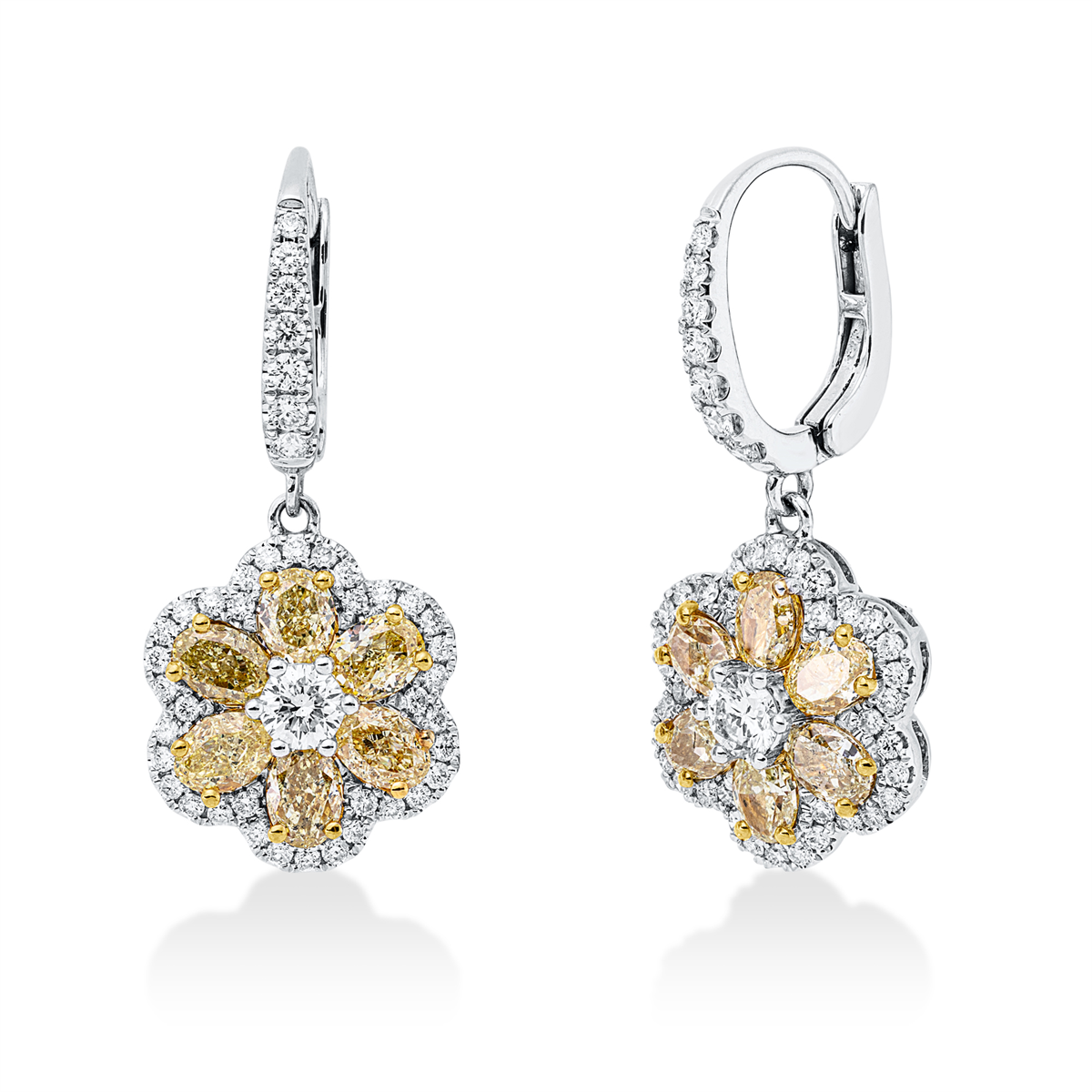 Farbiger Diamant Kolczyki - 2X632