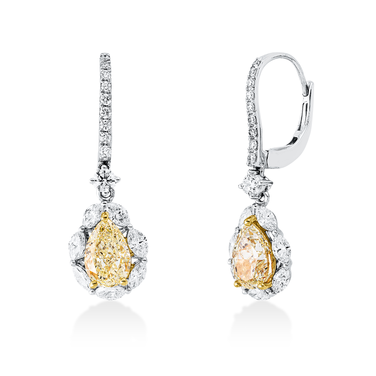 Farbiger Diamant Kolczyki - 2X637
