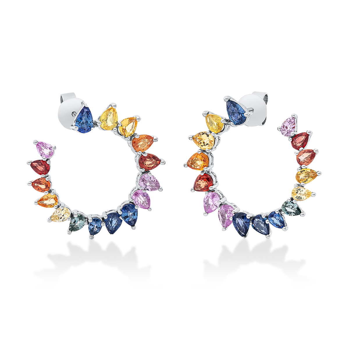 Rainbow & Multicolor Kolczyki - 2X734