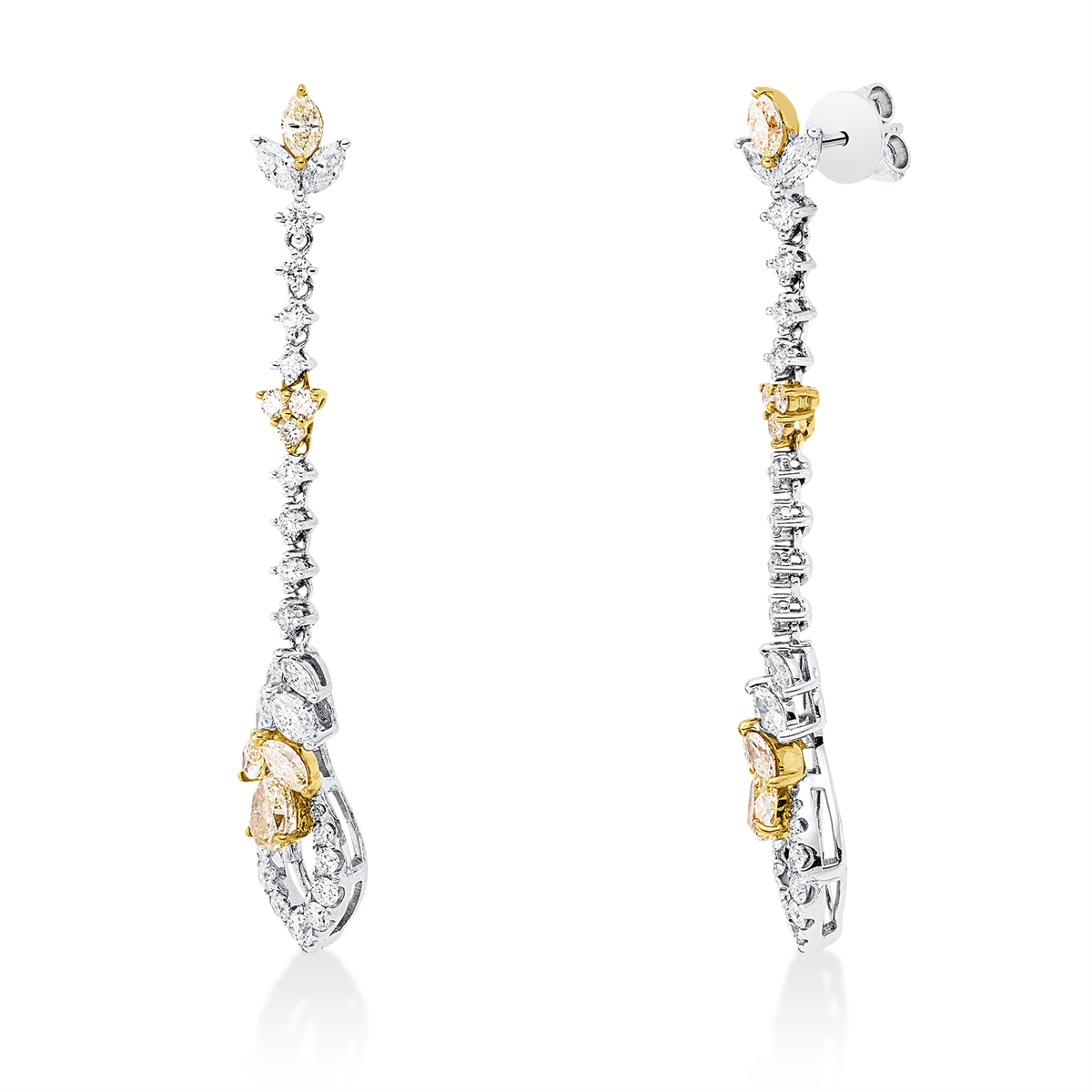 Farbiger Diamant Kolczyki - 2X810