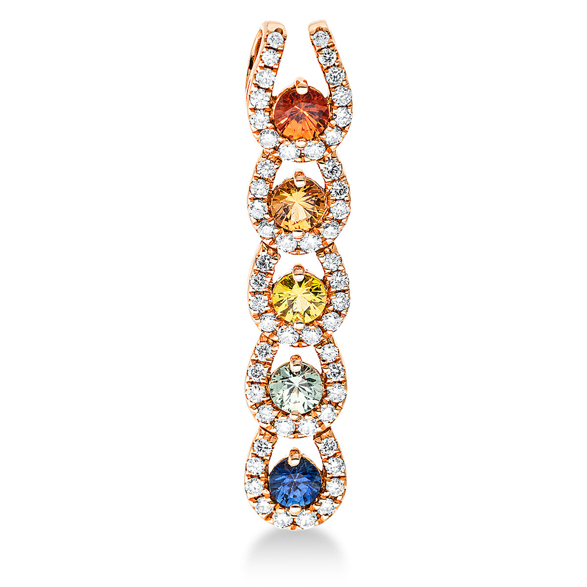 Rainbow & Multicolor Wisiorek - 3F398