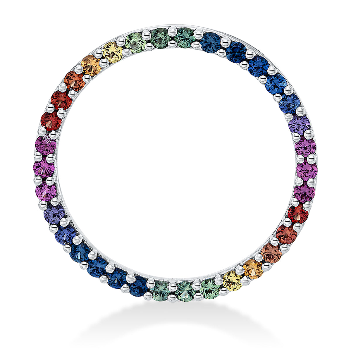 Rainbow & Multicolor Wisiorek - 3G438-K